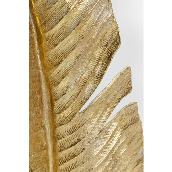 Figura decorativa Pluma dorada