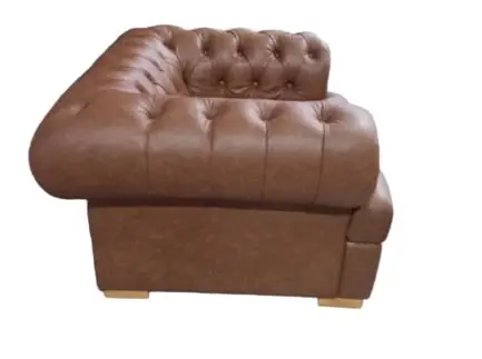 Sofá Chesterfield Drake 1 plaza en piel Old English