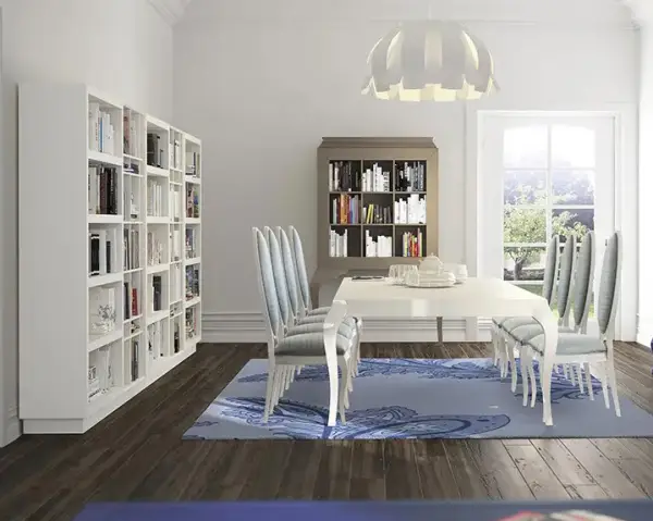Librería moderna con estantes y huecos 450 Quantum