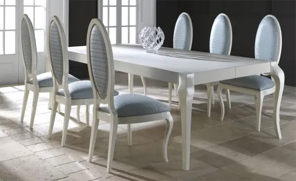 Mesa de comedor de diseño extensible Agora