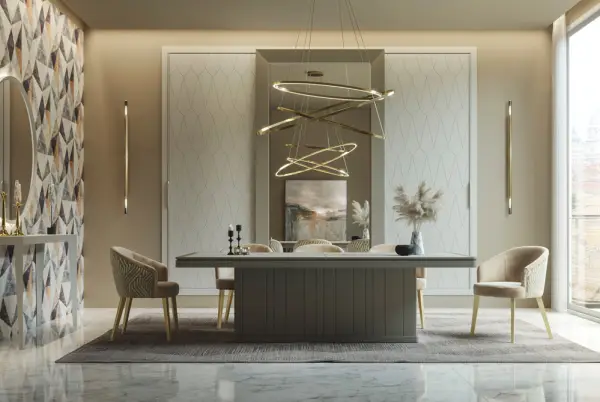 Mesa comedor de diseño extensible Magerit