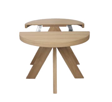 Mesa de comedor extensible Cury R de 100