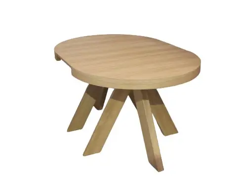 Mesa de comedor extensible Cury R de 100