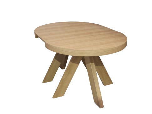 Mesa de comedor extensible Cury R de 100