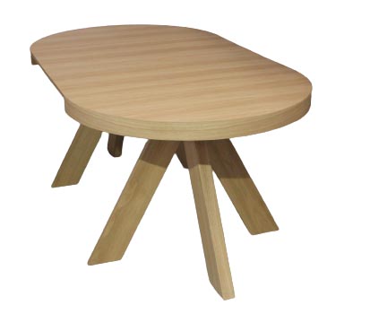 Mesa de comedor extensible Cury R de 100