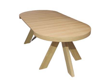 Mesa de comedor extensible Cury R de 100