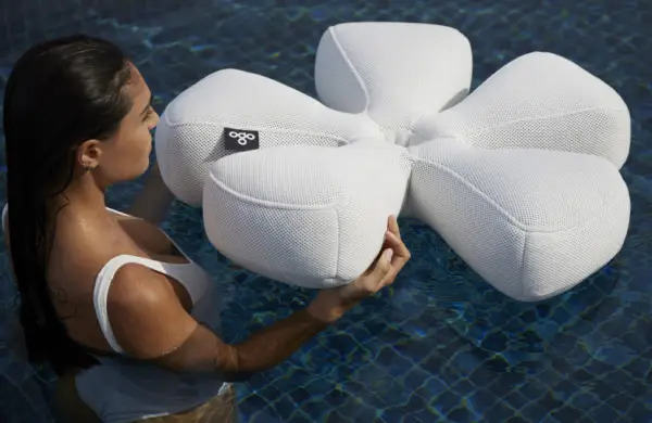 Puff de exterior Flower
