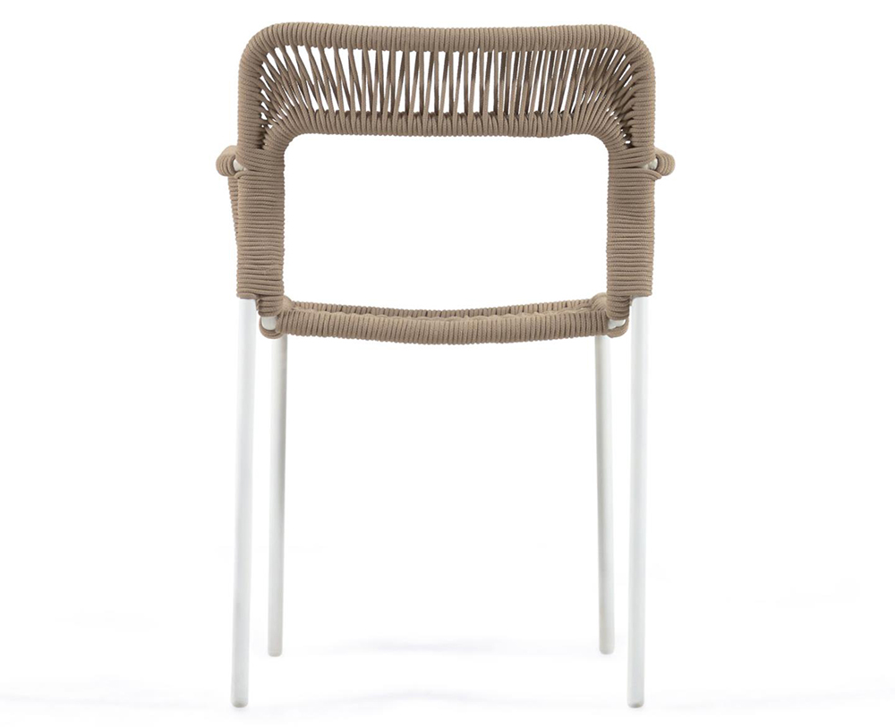 Sillón de jardín beige Cailin