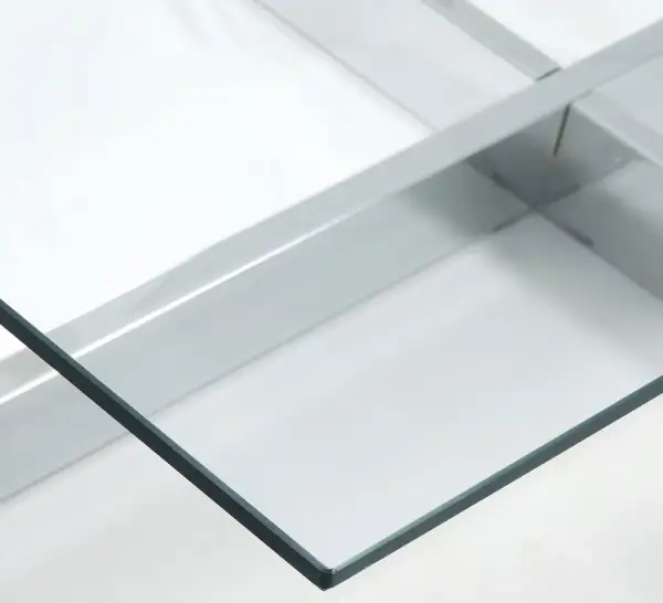 Mesa de centro Plum cromada cristal