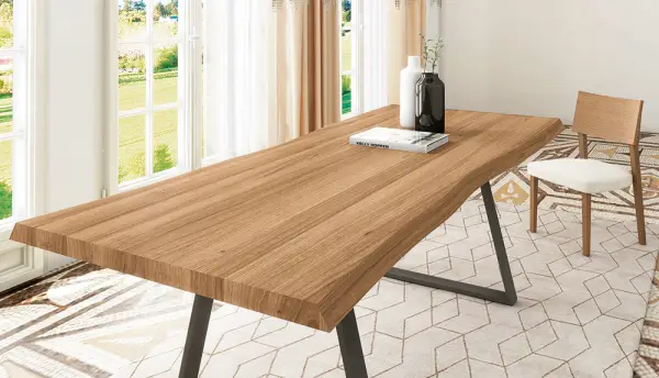 Mesa de comedor cantos macizos Juli