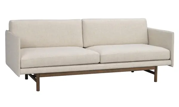 Sofá tapizado 3 plazas Hammond beige