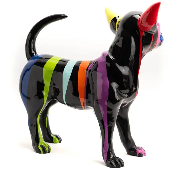 Figura decorativa perro Chihuahua