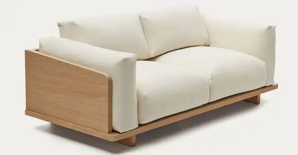 Sofá 3 plazas beige Oaq
