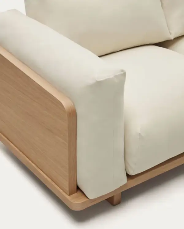 Sofá 3 plazas beige Oaq