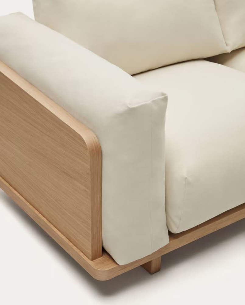 Sofá 3 plazas beige Oaq