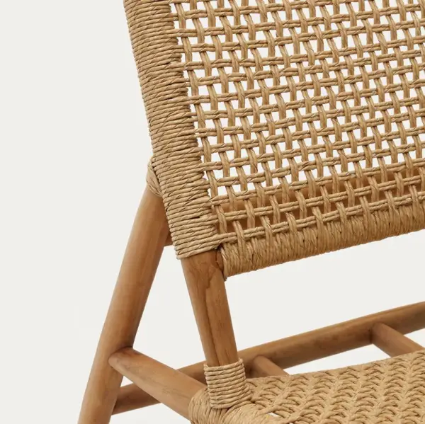 Sillón de madera maciza de teca Codollar