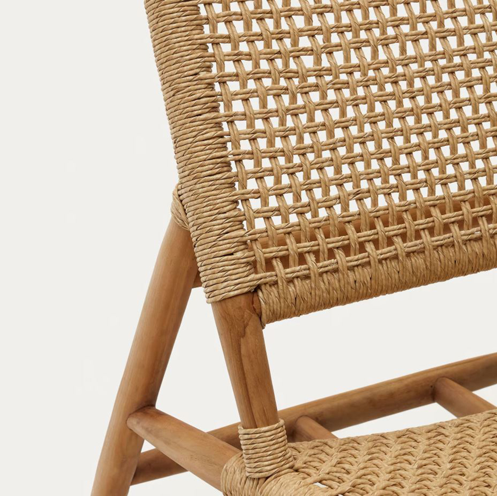 Sillón de madera maciza de teca Codollar