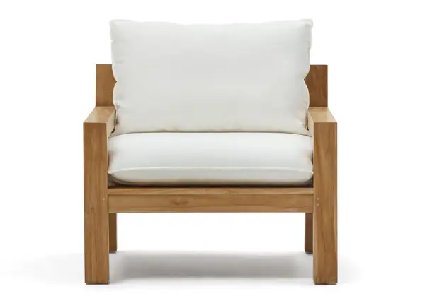 Sillón de jardín teca maciza Forcanera