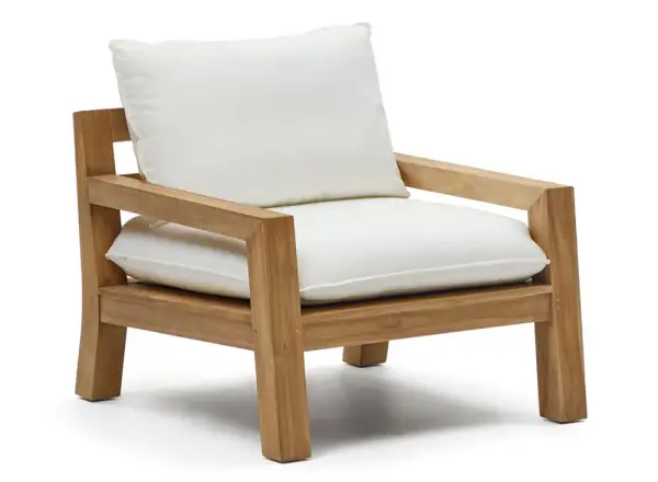 Sillón de jardín teca maciza Forcanera