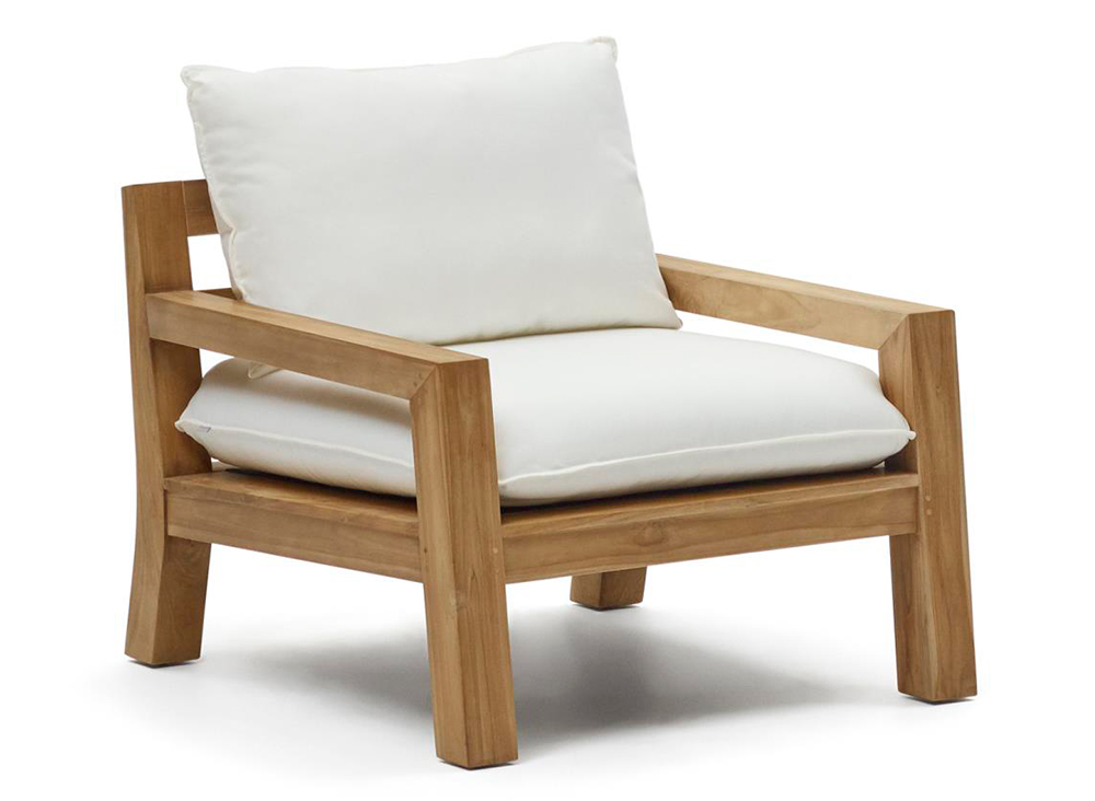 Sillón de jardín teca maciza Forcanera