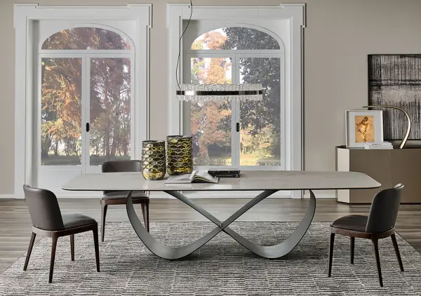 Mesa de comedor keramik Butterfly Cattelan