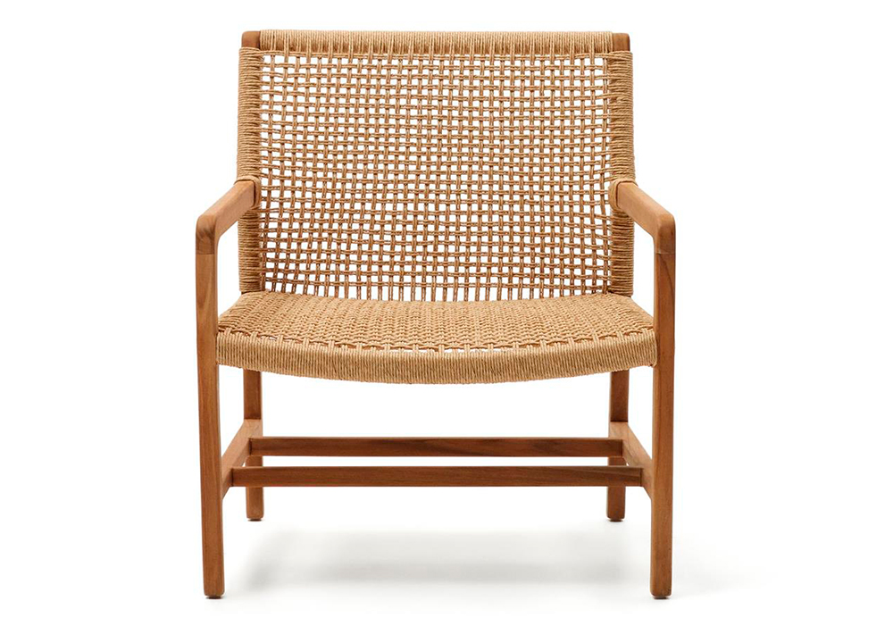 Sillón madera maciza de teca Sabolla