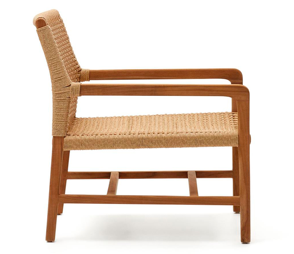 Sillón madera maciza de teca Sabolla