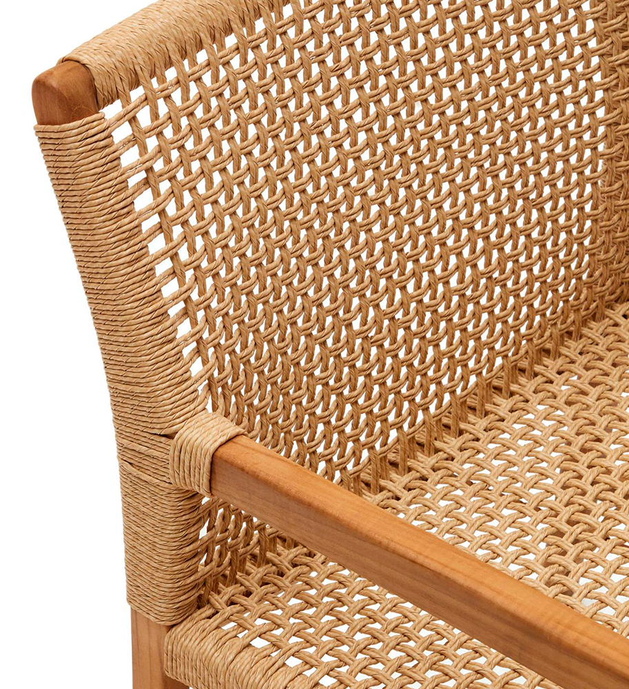 Sillón madera maciza de teca Sabolla
