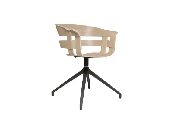 silla con base giratoria wick