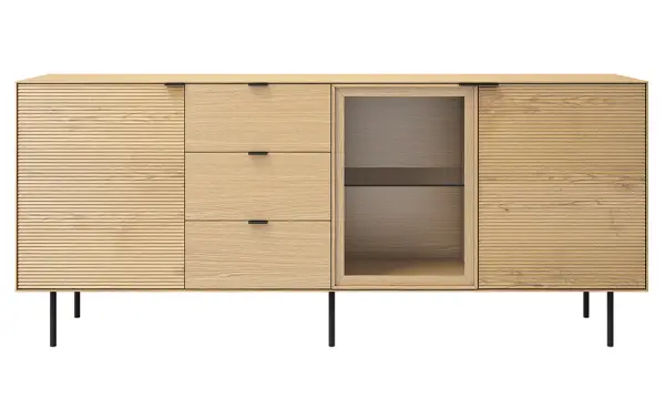 Aparador 3 puertas 3 cajones industrial Sarek