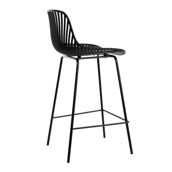 Taburete alto negro Peyton
