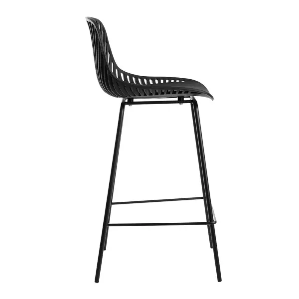 Taburete alto negro Peyton