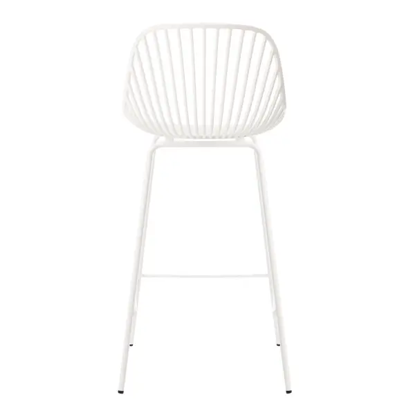 Taburete alto blanco Peyton
