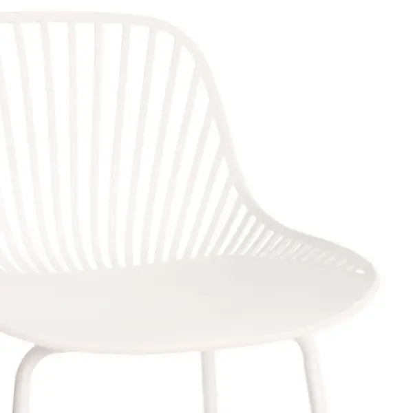 Taburete alto blanco Peyton