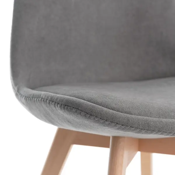 Silla gris oscuro Milena