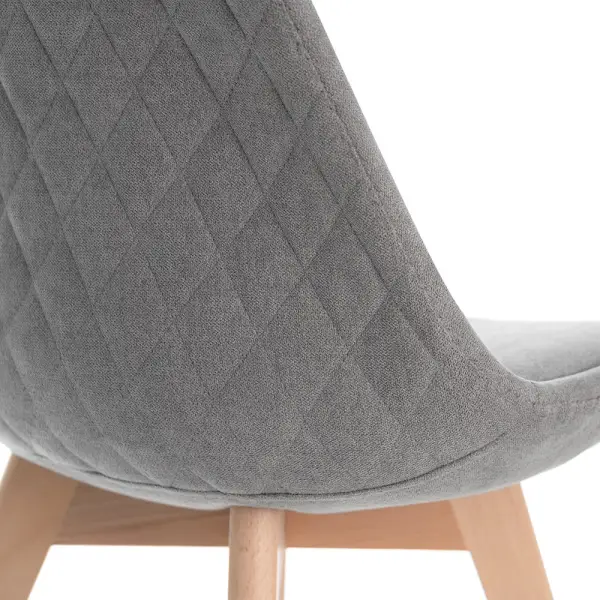 Silla gris oscuro Milena