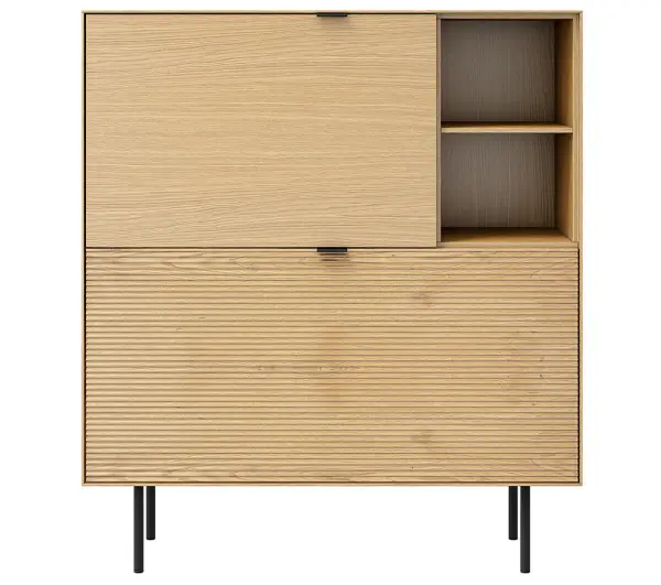 Mueble de entrada zapatero industrial Sarek