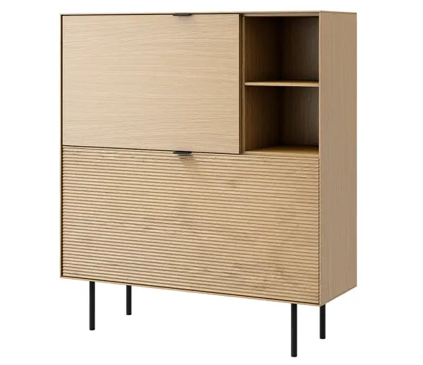 Mueble de entrada zapatero industrial Sarek