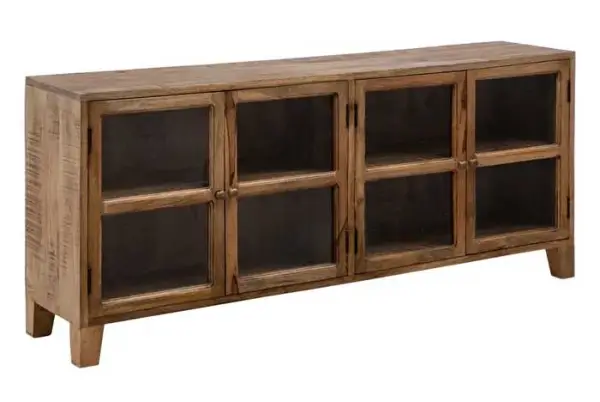 Aparador natural de madera de mango promo