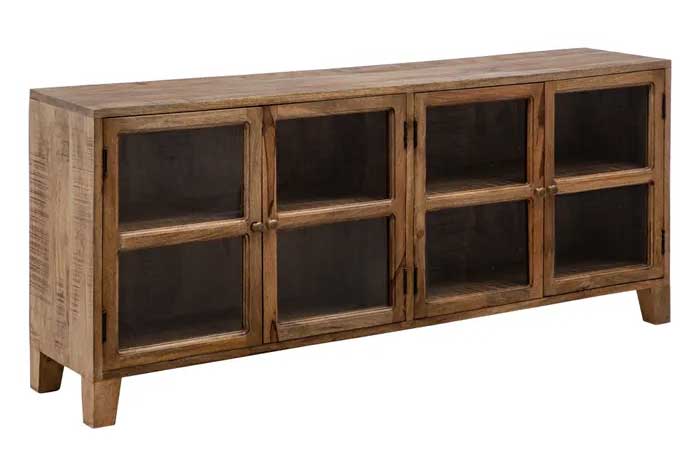 Aparador natural de madera de mango promo