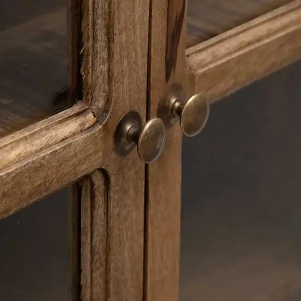 Aparador natural de madera de mango promo