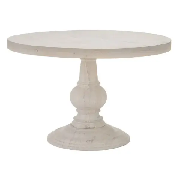 Mesa de Comedor Blanco Rozado