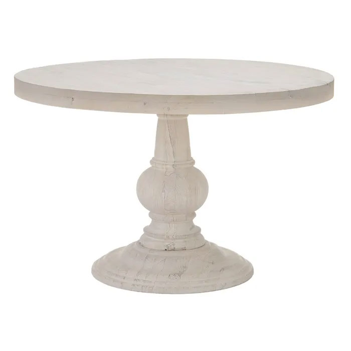Mesa de Comedor Blanco Rozado