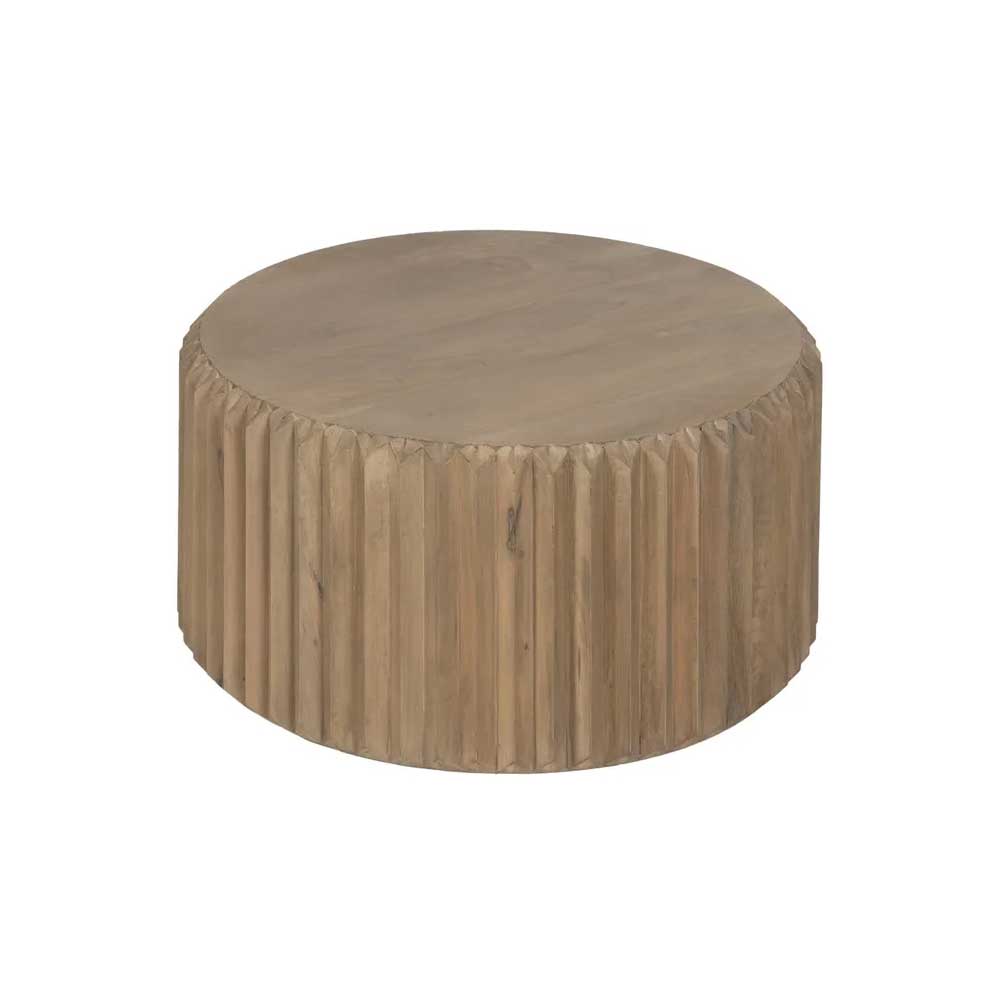 Mesa de centro de madera natural Karlstad