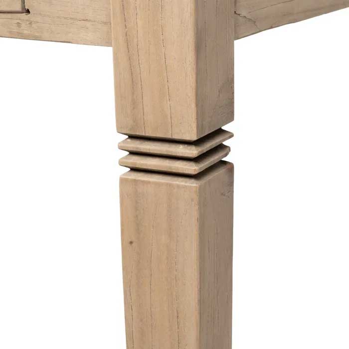 Escritorio de madera natural de mindi One