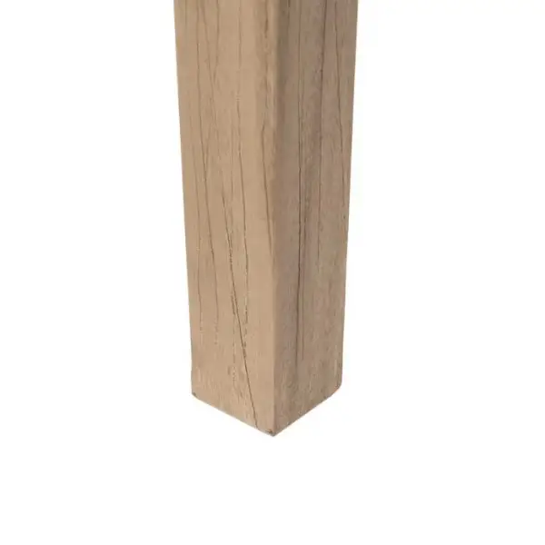 Escritorio de madera natural de mindi One