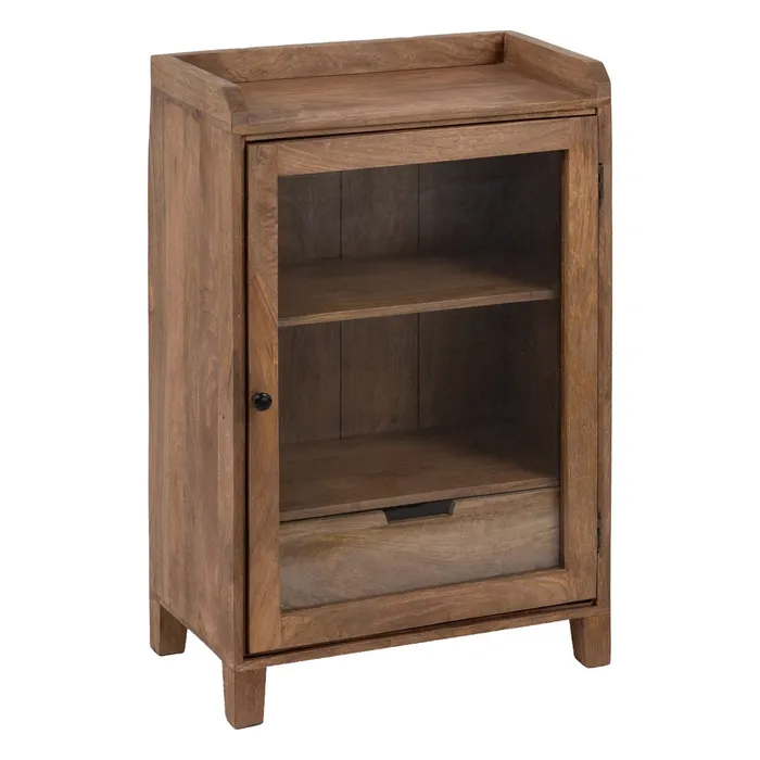 Mesita de noche natural madera de mango Anchorage