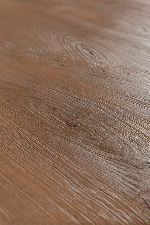 Mesa de comedor de madera de mango marrón Dacca