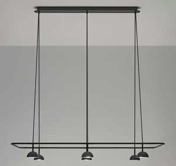 Lámpara de techo con marco de diseño Cupolina