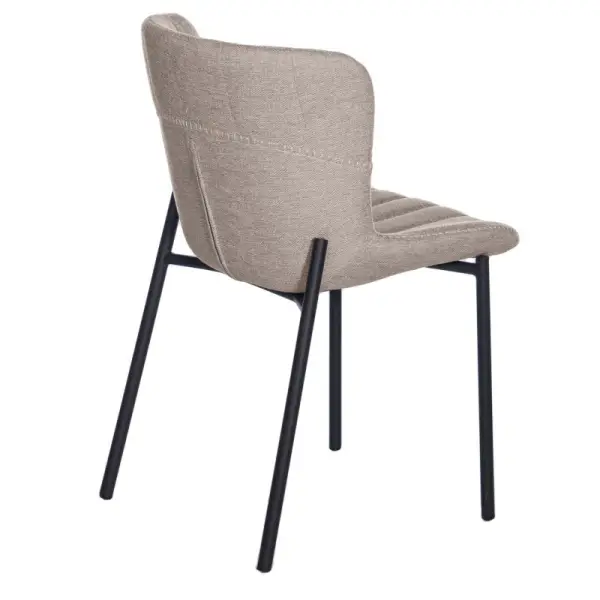 Silla industrial gris claro Mayka